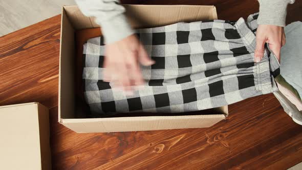 Woman Using Online Selling of Second Hand Clothes