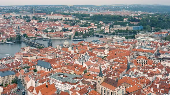 Aerial View of Prague