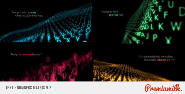 Text Matrix alt
