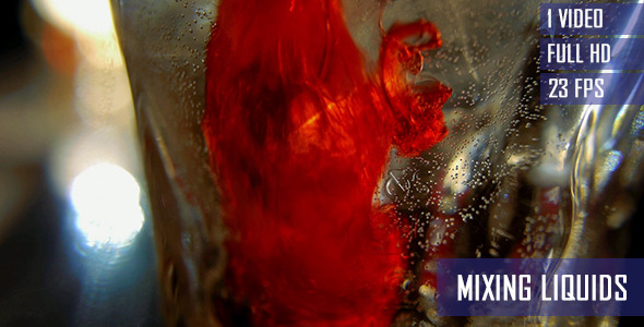 Mixing Liquids In The Drink