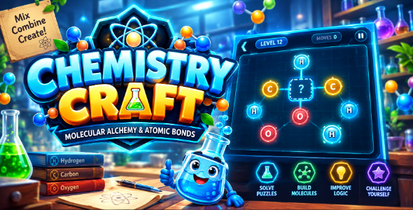 Chemistry Craft | HTML5 Molecule Building Puzzle Game