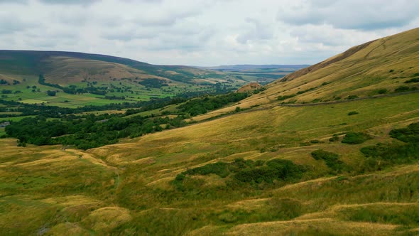 Peak District National Park  Aerial View  Travel Photography