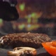 Hamburger Patty On Teppanyaki Grill At Home - VideoHive Item for Sale