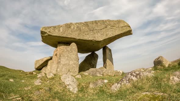 The Kilclooney Dolmen Is Neolithic Monument Dating Back To 4000 To 3000 BC Between Ardara and