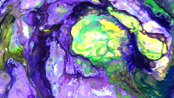 Color Explosion Abstract Art Painting