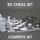 3d Chess Set - 3DOcean Item for Sale