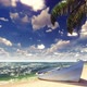 Beach With Boat - VideoHive Item for Sale