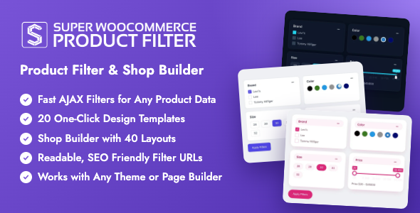 Super WooCommerce Product Filter & Shop Builder