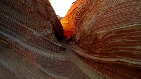 Hiking in Coyote Buttes North, The Wave