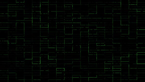 Green Line Grunge Animated Background