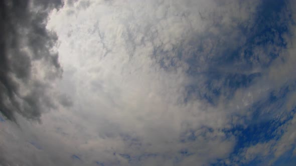 Sky clouds timelapse in 4K