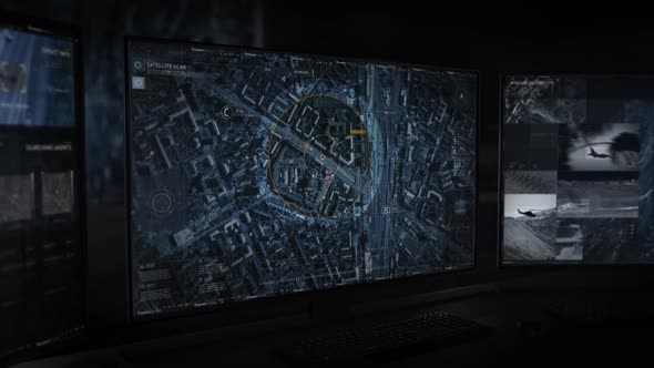 Searching for the Dangerous Criminal inside of the Urban Area in the Big City alt