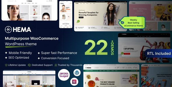 Hema – Multipurpose WooCommerce WordPress Theme
