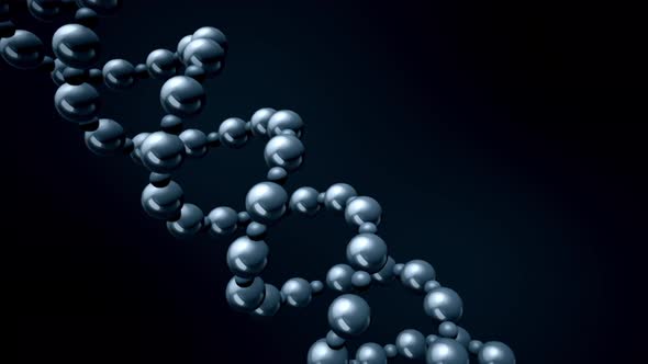 Rotating blue DNA 