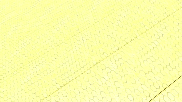 4K Yellow Abstract Rotating Walls Background Seamless Loop