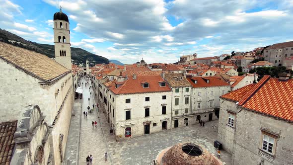 Dubrovnik Stradun Time Lapse