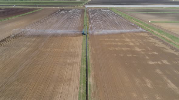 Irrigation System on Agricultural Land