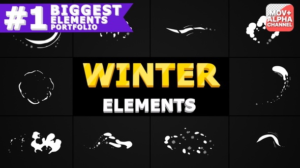 Winter Elements Pack | Motion Graphics alt