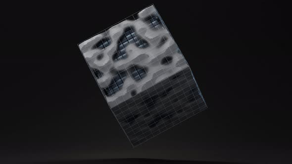 Abstract cube shape