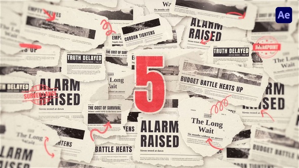 Newspaper Countdown Intro