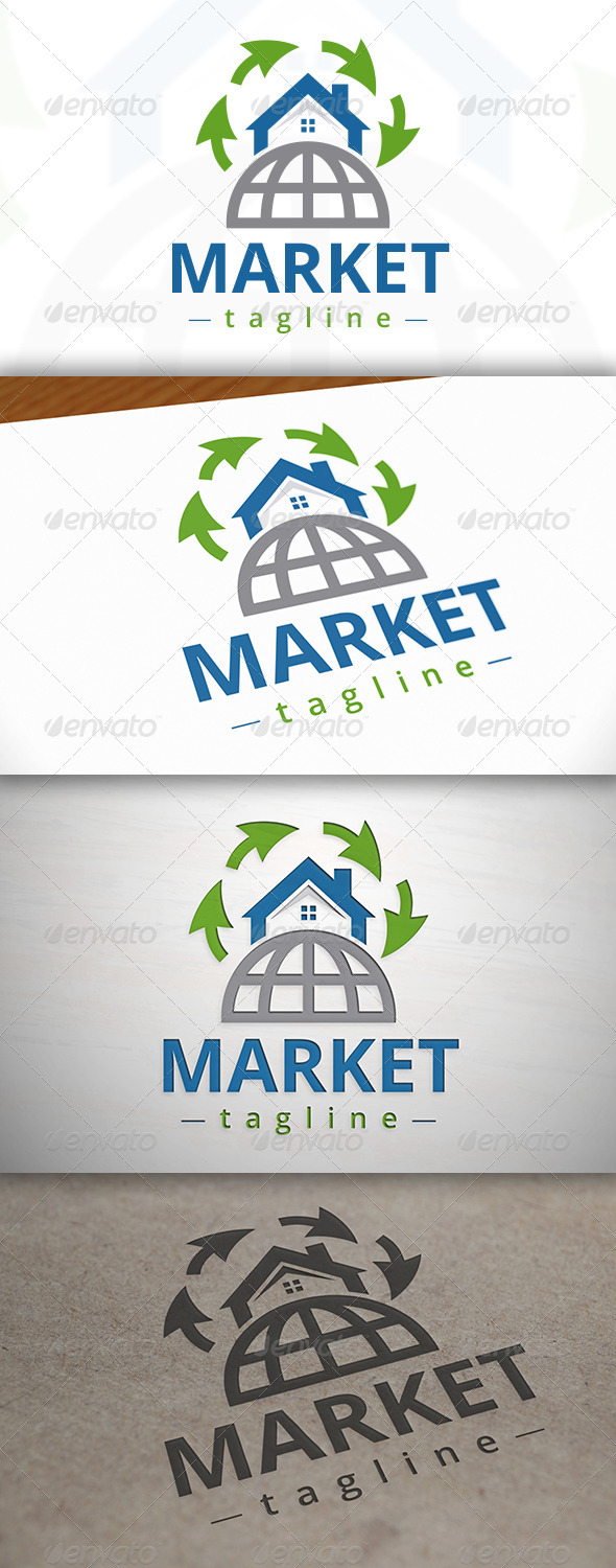 Marketing Real Estate Logo
