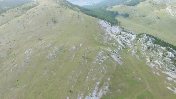 Forested highland of Dinara mountain