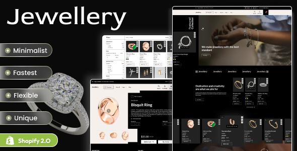 Jewellery - Morden Diamond Shopify 2.0 Theme