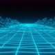 Synthwave Retro Peaks Retro Background  - VideoHive Item for Sale