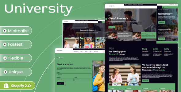 University - College & Education Shopify 2.0 Theme