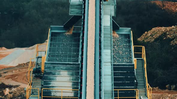 Construction Conveyor Belt Stones