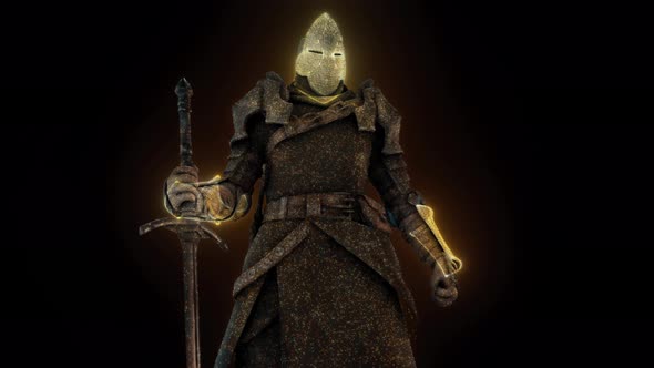 Medieval Knight 4k