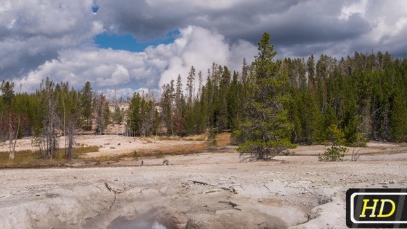 Steamboat Geyser Erruption