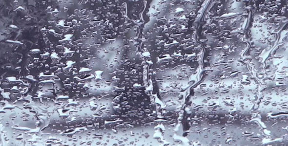 Wet Snowy Window Glass - 04 - Park Forest alt