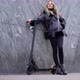 Beautiful Blond Woman Posing with Her Electric Scooter - VideoHive Item for Sale