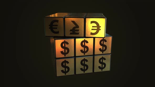 Solving Rubik's Cube From Dollar To Euro Signs alt