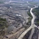 Aerial/Drone view open mine pit coal mining activity - VideoHive Item for Sale