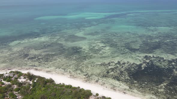 Ocean Landscape Near the Coast of Zanzibar Tanzania