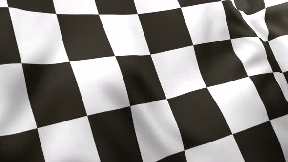 F1 Chequered (Checkered) Flag - 4K