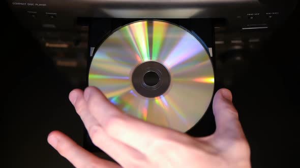 HD - Compact disc. eject disc