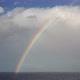 A Double Rainbow Forms Over the Sea - VideoHive Item for Sale