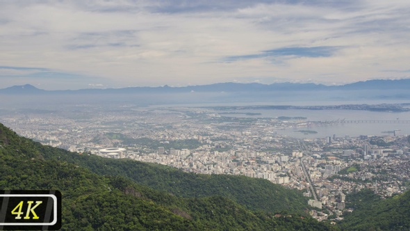 Panorama 5 from Corcovado Mountain, Rio de Janeiro, 2021