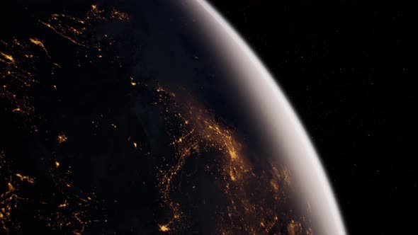 Earth Globe Planet From Space Orbit alt