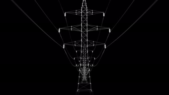 High Voltage Electric Towers Hologram alt