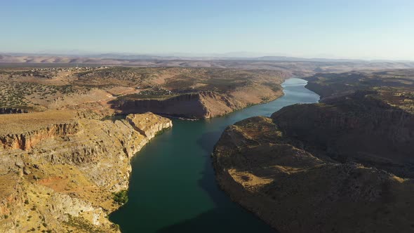 Halfeti  Euphrates river in Şanlıurfa.