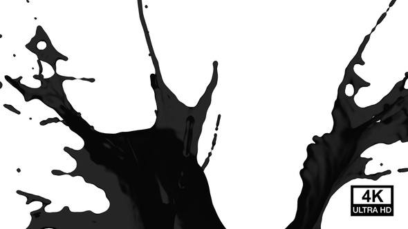 Black Paint Drops Splash V4 alt