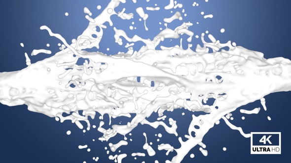 Splash Of Milk Stream Collision alt