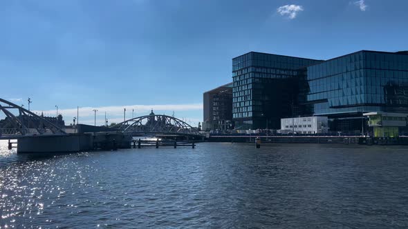 View Of The City Library In Amsterdam