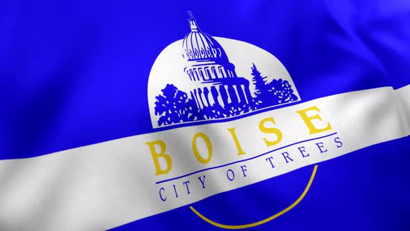 Boise City Flag (Idaho) - 4K
