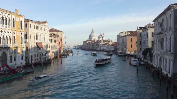 View of Grand Canal in Venice