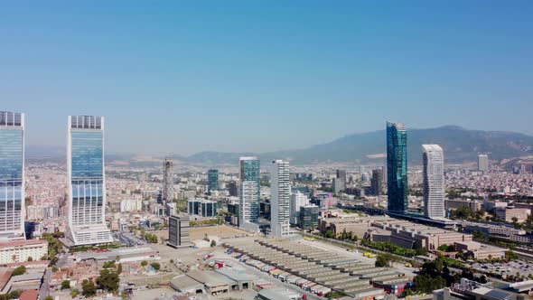 Modern City Aerial View